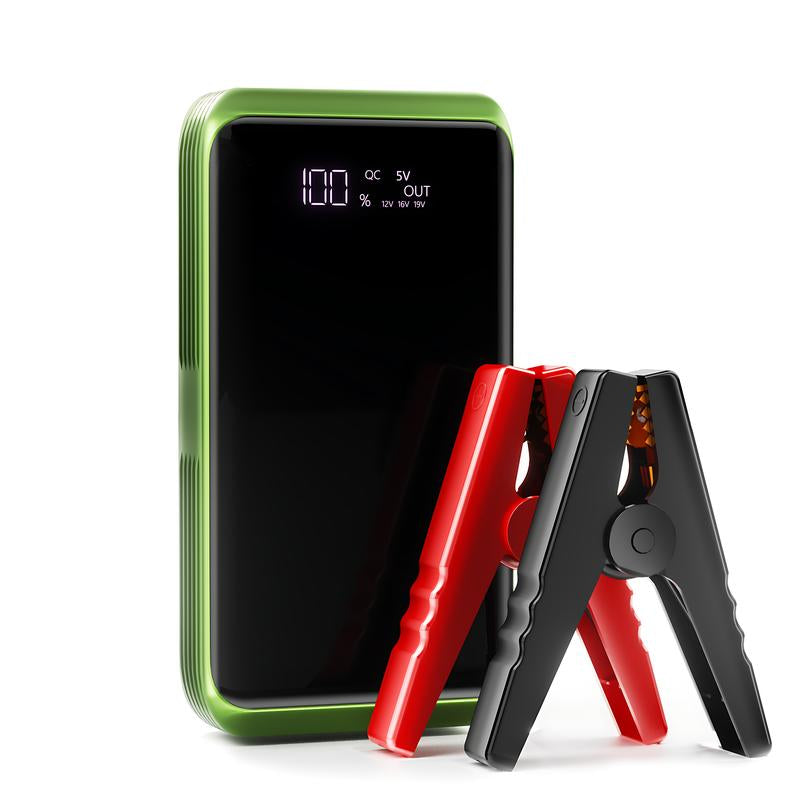 8000A Car Jump Starter,12Vauto Battery Booster for up to 7.0L Gas & 5.5L Dieselengines, Portable Lithium Pack with LED Light & USBQC3.0