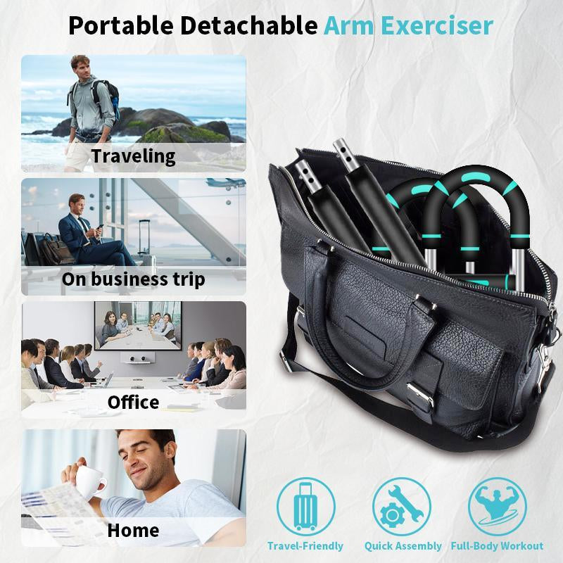 OVER SELF ARM Twister Exerciser Adjustable Chest Workout Equipment Arm Trainer for Men Detachable Power Twister Gym Equipment for Home for Enhancing Upper Body Muscle