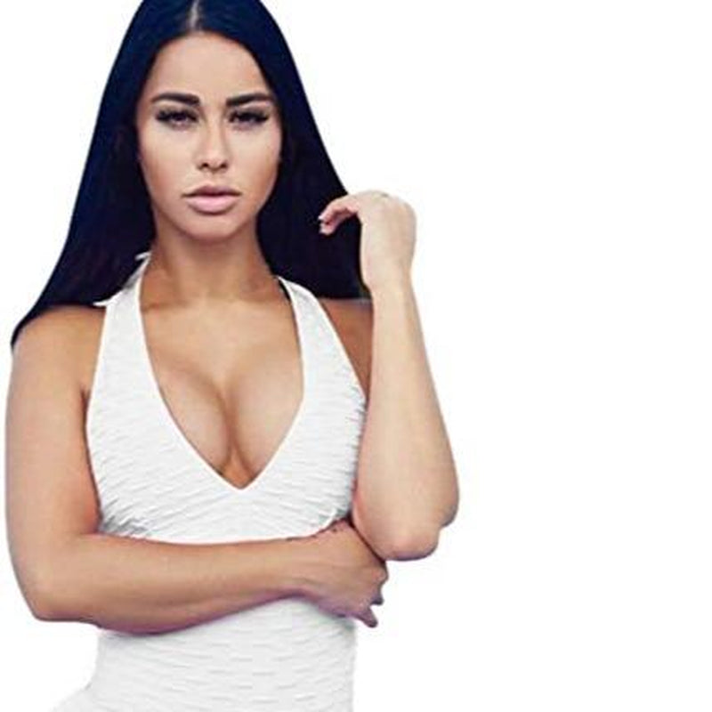 Womens Jumpsuit One Piece Sports Yoga Bodysuit Leggings Romper