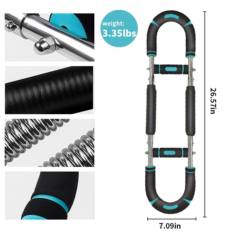 OVER SELF ARM Twister Exerciser Adjustable Chest Workout Equipment Arm Trainer for Men Detachable Power Twister Gym Equipment for Home for Enhancing Upper Body Muscle