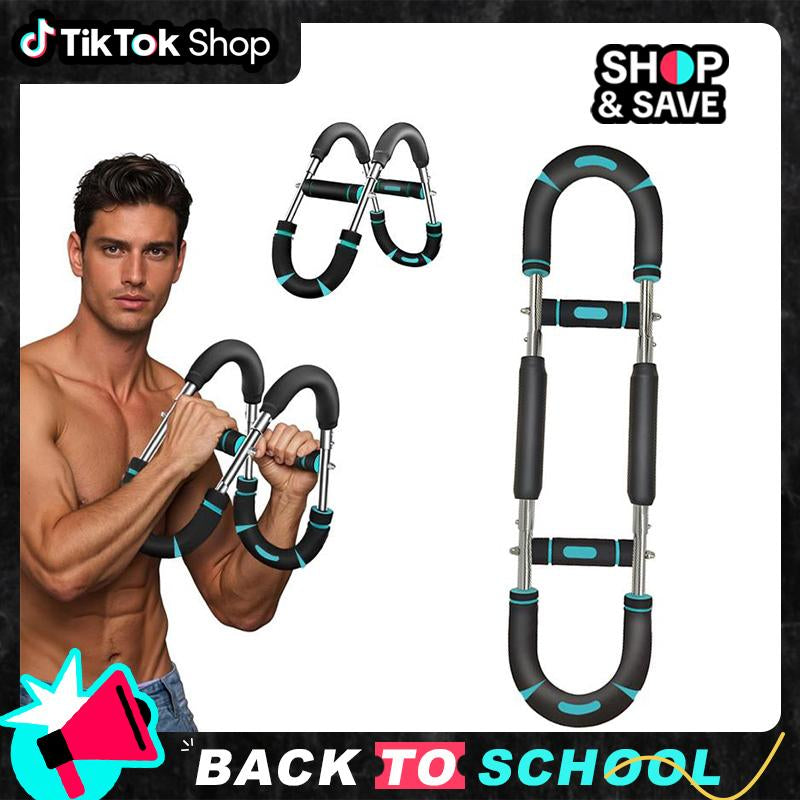 OVER SELF ARM Twister Exerciser Adjustable Chest Workout Equipment Arm Trainer for Men Detachable Power Twister Gym Equipment for Home for Enhancing Upper Body Muscle