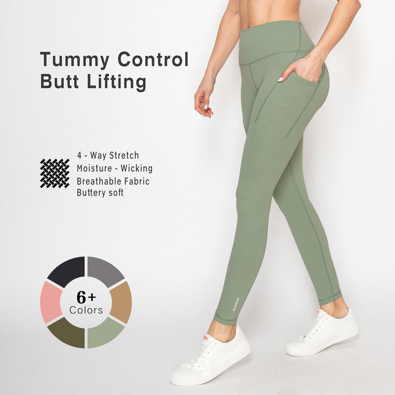 SHAFITS Workout Yoga Pants with Pockets, Features Remarkable Tummy Control, Ideal for Workouts and Fitness Activities