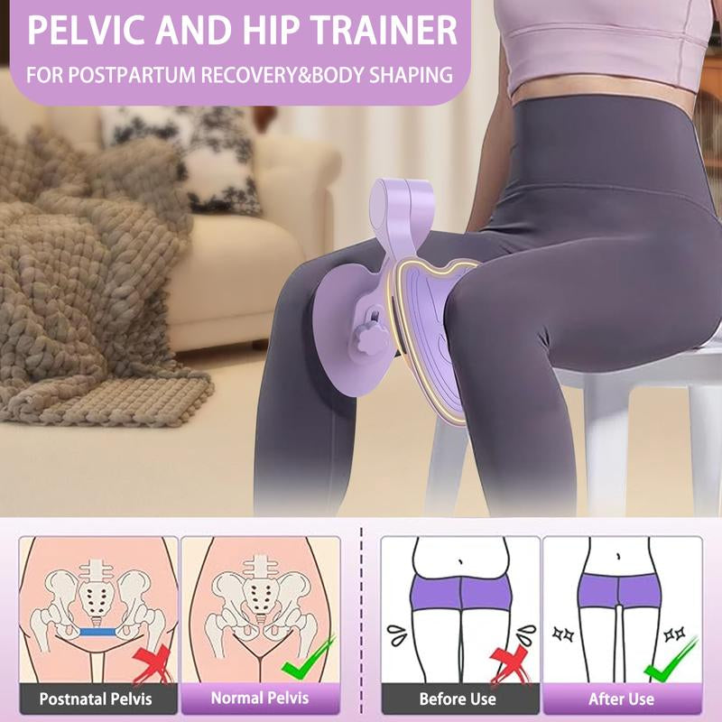 Thigh Exerciser for Women, Enhanced Resistance Hip and Pelvis Trainer, Inner Thigh Exercise Equipment Kegel Exercise Products for Women Home Gym
