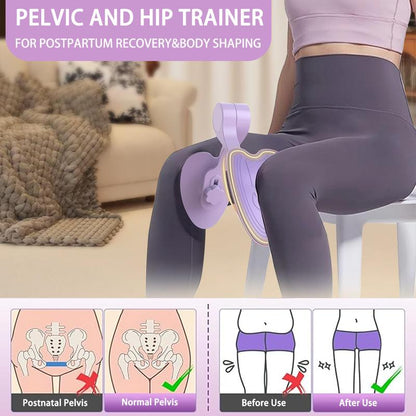 Thigh Exerciser for Women, Enhanced Resistance Hip and Pelvis Trainer, Inner Thigh Exercise Equipment Kegel Exercise Products for Women Home Gym
